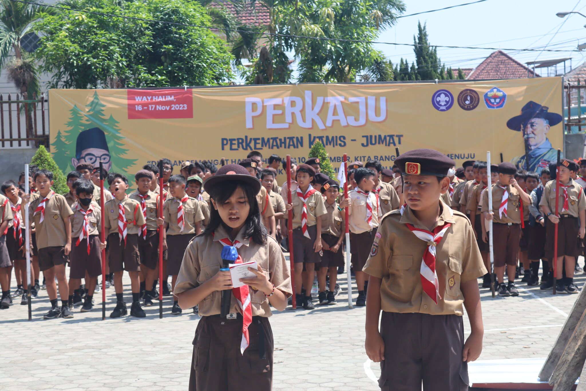 Perkemahan Kamis Jumat SD Xaverius 3 Bandar Lampung: Memperingati Hari Pahlawan dengan Semangat Membangun Budaya Cerdas