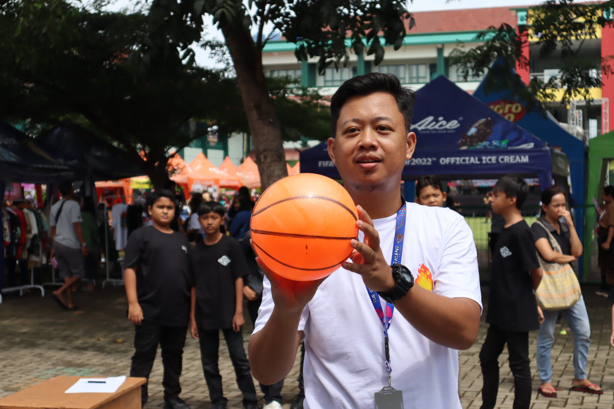 SD Xaverius 3 Bandarlampung Adakan Bazar Kuliner & Jalan Sehat