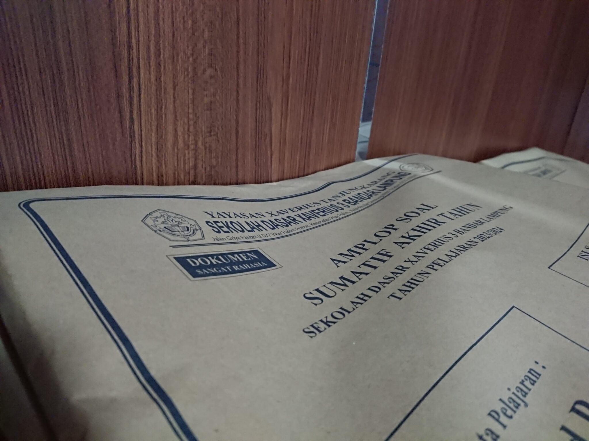 SD Xaverius 3 Bandarlampung Gelar Sumatif Akhir Semester Bagi Kelas 1 hingga 5